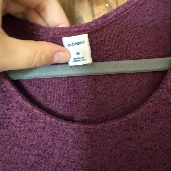 Old Navy Plum Knit Swing Dress - Picture 4 of 6